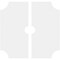 Ekena Millwork Locke Architectural Grade PVC Contemporary Ceiling Medallion, Two Piece, 22"OD x 3"ID x 13"C x 1"P CMP22LE2-03000 - alternate 2